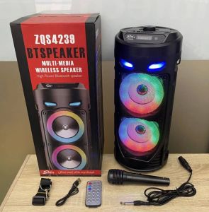8X2W Portable Outdoor Bluetooth Speaker K Song Soundbox U Card Disk Audio Tws Wireless Bass Column Hifi Stereo Subwoofer