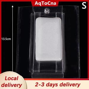 [COD] AqToCna Ship within 24 hours 1Pc Transparent PVC Jewelry Snap Bag Dustproof Anti Oxidation Watch Storage Pouch for Display Gift Wrapping Use