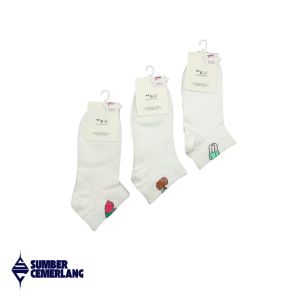 Kaos kaki semata kaki motif minimalis Isi 3 Pasang