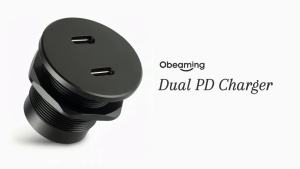 50W 12V USB Outlet Dual 25W USB-C Charger PD 3.0 Aluminum Fast Charging Socket Replacement Car Charger Accessories for RV Camper Trailer Truck Boat Golf