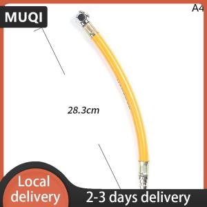 [COD] MUQI Ship within 24 hours Inflatable Bike Motorbike Truck Tyre Inflator Connector Hardware Tools Car Nozzle Valve Air Hose Inflating Needles Pump