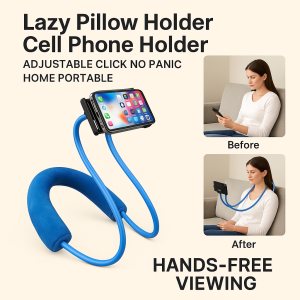 Cell Phone Holder Pillow Watching Videos Stylish Look Relieve Arm Fatigue Comfort Beautiful Bedside