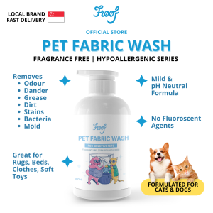 FROOF Pet Fabric Wash | Pet Laundry Detergent | For Dogs & Cats – Fragrance-Free (500ml)
