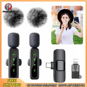 Winnereco Premium 2-in-1 Clip-On Microphone with Noise Cancellation for YouTube Vlogs and Video Production