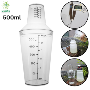 Ca Đong Dung Dịch Hóa Chất Nước Rửa Xe Có Vạch Chia - Ly Đong Định Lượng Pha Chế Cocktail 500ml