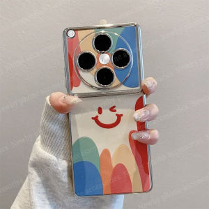 เคสOPPO Find X8 เคส OPPO Find X8 Pro เคสสีสันสดใสเคสโทรศัพท์มือถือหน้ายิ้มกรอบนิ่มกันกระแทกที่จับโทรศัพท์มือถือเลนส์เต็ม