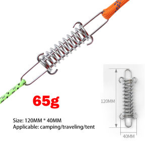สปริงกันกระชาก สปริงกันลม สปริงกันลมกระชาก สปริงลดแรงกระแทก สปริงฟลายชีทหรือเต็นท์ สปริงสมอบก สปริง ลดแรงปะทะลม สำหรับเชือกเต้นท์