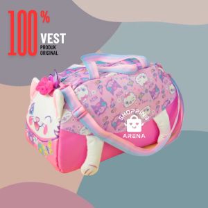 MEDIUM Traveling Bag U2034 41x19x22 Merk VEST High Quality Kualitas Bagus Asli Tas Gym Tas Piknik Olahraga Jinjing Premium Best Cewek Cowok Perempuan Laki Sekolah SD TK Tebal Kuat Nyaman Mewah Lucu Unik Tamasya Rekreasi Ori Original Shopping Arena Malang