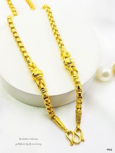 สร้อยคองานหุ้มผิวทองคำแท้ 24k หนาพิเศษ งานพรีเมียม สวยเทียบทองแท้