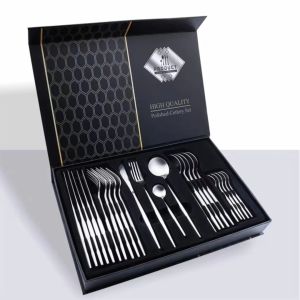 DH 24PCS Stainless Steel Cutlery Set