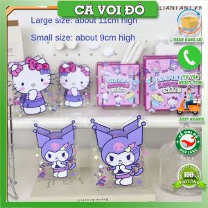 Hộp Đựng Bút Tự Lắp Bằng Acrylic Họa Tiết Hoạt Hình Dễ Thương
