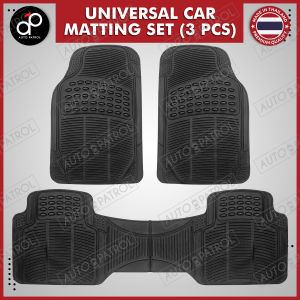Universal Rubber Car Floor Mat Type 3 PIECES per SET