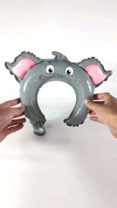 Balon Foil Bando Karakter Hewan Gajah Binatang Animal