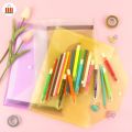 【พร้อมส่ง】แฟ้มเอกสาร A4 แฟ้มซองพลาสติก แฟ้มใส อย่างดี มีหลายสีให้เลือก. 