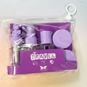 6 in 1 Traveler Empty Bottle Set for Travel Organizer Liquid Soap Dispenser Bottle Gift Giveaways