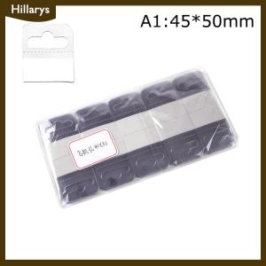 [Hillarys] 100pcs PVC SLOT HOLE กาวแขวนแท็ก Hook merchandise BOX BAG hanger DISPLAY