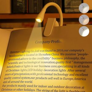 New Mini Portable Clip-On Book Light with Adjustable Brightness in Three Colors C-Type USB Rechargeable 360-Degree Foldable LED Soft Light Reading Lamp Suitable for Bedrooms Bedside Study Creative Gift Table Lamp And Small Night Light.
