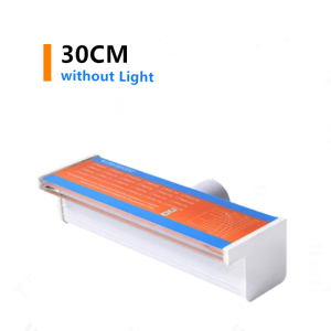 Pool Water Descent Spillway Waterfall fountain Swimming pool garden decor Acrylic With RGB LED strip adjustable light