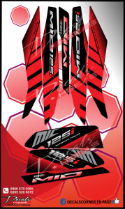 Yamaha Mio i 125 Sleek Urban design Sticker Decals