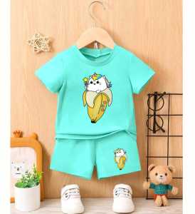 Stelan Kaos anak Perempuan BANANA Untuk Usia 1-8 Tahun