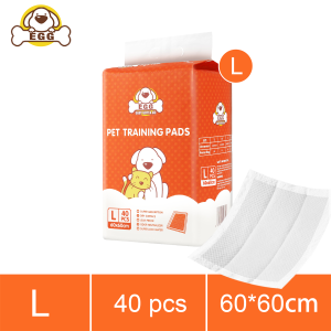 EGG 3 packs training pad for dog cat Tape fixation pee pad Trays deodorization Wee Poop Urinal Disposable