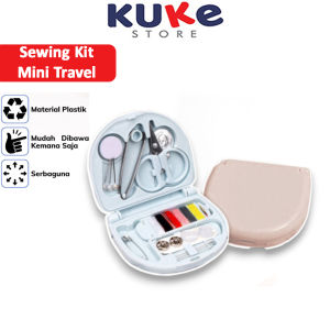 KUKE Sewing Kit Travel Mini / Alat Peralatan Menjahit / Set Alat Perlengkapan Jahit Mini Travelling