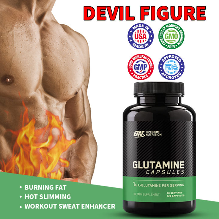 LGlutamine Muscle Recovery Capsules Rich in Amino Acids in the