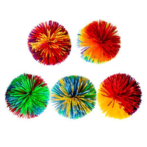 ZEEMIN Childrens colored rubber line ball toy pressure resistant soft and elastic ball sensory irritability fun rubber toy