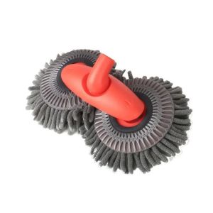 TIMES LORD Three-Section Telescopic Car Washer Mop Long Handle Double Brush Head Car Cleaning Brush Soft Bristle Non-Scratch Car Cleaning Kit Foam Wash