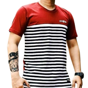 KAOS DFlow STRIPE Gratis Stiker BISA COD
