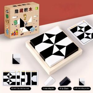 Đồ chơi xếp hình khối ẩn IQ hách não câu đố logic giúp bé phát triển trí não thông minh hơn tư duy sáng tạo hơn