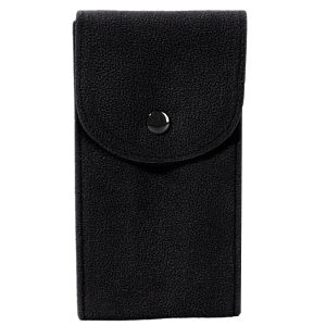 Men Women Watch Travel Case Portable Velvet Watch Storage Bag Organizer Snap Button Watch Storage Pouch Nice Gift