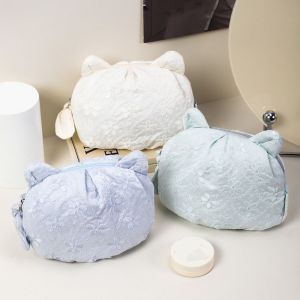 WUSHUWUJI Large Capacity Underwear Storage Bag Dustproof Waterproof Bra Socks Finishing Bag Multifunctional with Zipper Clothing Sorting Bag for Home