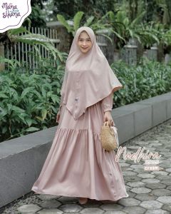 Promo Gamis Polos Premium  ITY Crepe Twill Terbaru Bisa COD Manasikana