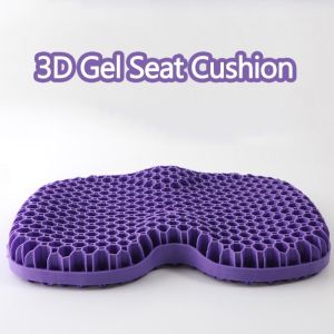 ODZ5L Breathable 3D Gel Seat Cushion Pressure Relief U-Shaped Sedentary Seat Cushion Car Seat Cushion Soft Full Gel Coccyx Seat Cushion Four Seasons Universal