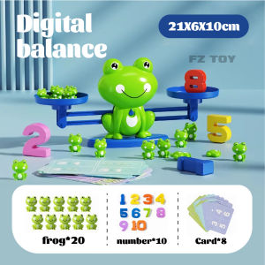 ตาชั่งของเล่นเด็ก ตาชั่งกบ ของเล่นเด็ก ของเล่นพัฒนาการ ของเล่นคณิตศาสตร์