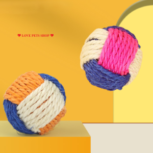 Đồ chơi Mèo cào móng mài răng bằng vải Sisal - Love Pets Shop