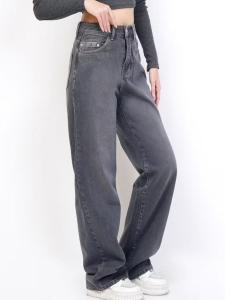 Kulot Jumbo Highwaist Jeans Wanita Loose Snow Jumbo Big Size 31-42
