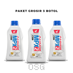 Paket Grosir 5 Botol Oli Mpx 2 800ml 10W-30 Matic Original Kemasan Baru