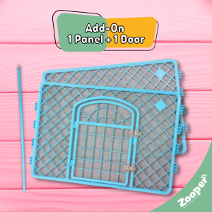 Cat Dog Pet Fence Dog Cage Kennel Cover Playpen Extra Durable PP Crates Indoor Easy Install DIY 宠物狗围栏室 Sangkar Binatang