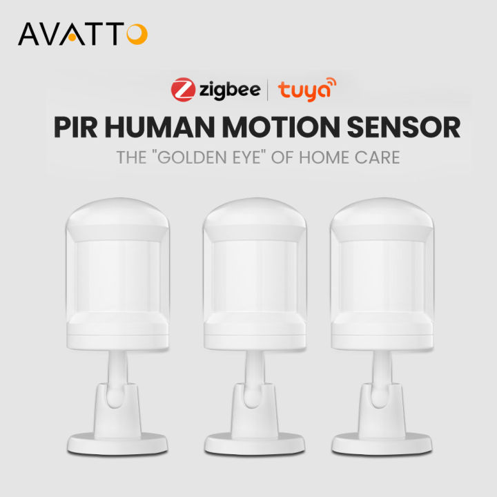 AVATTO Zigbee Motion Sensor Smart Movement PIR Human Body Sensor