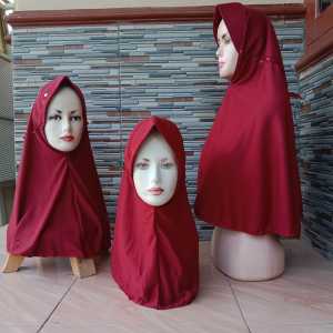 Hijab Instant Anak Sekolah TK SD SMP SMA Pita Serut Samping