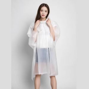 Rainproof lightweight soft 3D tailored Poncho Raincoat Waterproof Raincoat