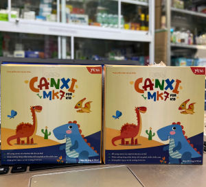 Canxi MK7 giúp cao lớn chắc khỏe xương cho trẻ - Hộp 20 ống x 10ml