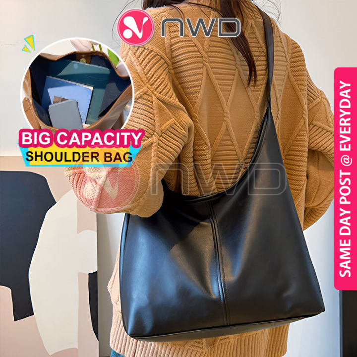 𝗧𝗥𝗘𝗡𝗗 𝗠𝗢𝗗𝗘𝗡 》 Women Shoulder Bag PU Leather Casual Large Capacity Tote ...