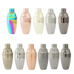 แก้วเชคเกอร์ค็อกเทลสแตนเลสแบบวินเทจสำหรับบาร์ เครื่องมือบาร์เทนเดอร์ เครื่องมือบาร์สำหรับบ้านและบาร์