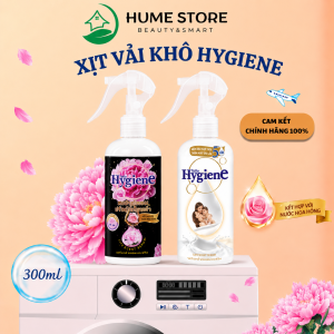 Xịt Thơm Quần áo Thái Lan 300I làm mềm vải xịt thơm Hygien #xịtthom #xịtquầnáo #hygien #xịtkhô #chaixịtthơm