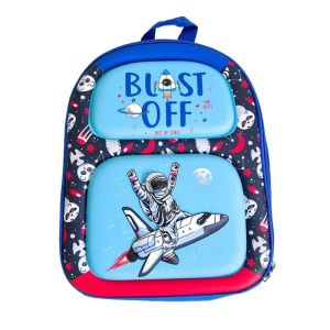 Tas Ransel Sekolah Anak Kids School Bag Backpack Tas Punggung Anak Cangkang Cover Keras Motif Timbul