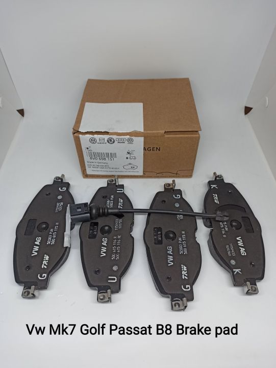 Volkswagen Vw Golf Mk7 Passat B8 Original Brake Pad Lazada