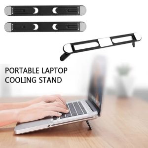 Foldable Laptop Stand Ventilated Notebook Bracket Computer Cooling Pad Lift Raise Adjustable Stand Simple